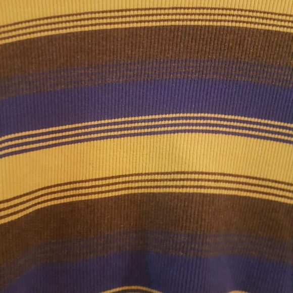 👚 GAP Stripped Blue & Green Long Sleeve Shirt - Picture 6 of 9